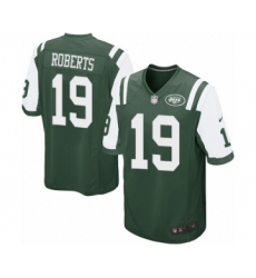 Men's Nike New York Jets #19 Andre Roberts Game Green Team Color NFL Jersey