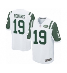 Men's Nike New York Jets #19 Andre Roberts Game White NFL Jersey