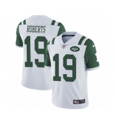 Men's Nike New York Jets #19 Andre Roberts White Vapor Untouchable Limited Player NFL Jersey