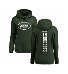 NFL Women's Nike New York Jets #19 Andre Roberts Green Backer Pullover Hoodie