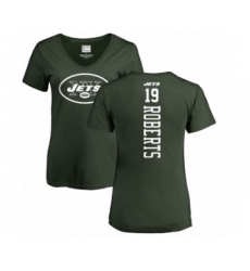 NFL Women's Nike New York Jets #19 Andre Roberts Green Backer T-Shirt