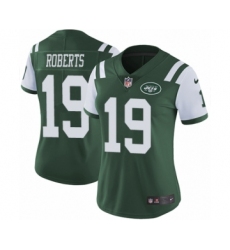 Women's Nike New York Jets #19 Andre Roberts Green Team Color Vapor Untouchable Limited Player NFL Jersey
