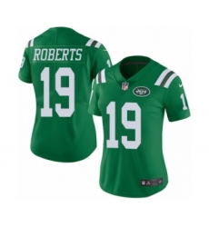 Women's Nike New York Jets #19 Andre Roberts Limited Green Rush Vapor Untouchable NFL Jersey