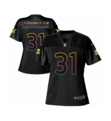 Women's Nike Minnesota Vikings #31 Ameer Abdullah Game Black Fashion NFL Jerse