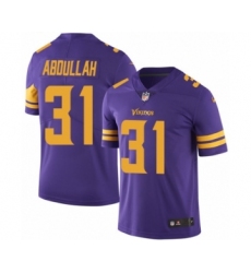 Youth Nike Minnesota Vikings #31 Ameer Abdullah Limited Purple Rush Vapor Untouchable NFL Jersey