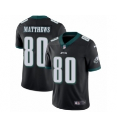 Men's Nike Philadelphia Eagles #80 Jordan Matthews Black Alternate Vapor Untouchable Limited Player NFL Jersey