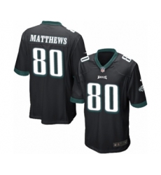 Men's Nike Philadelphia Eagles #80 Jordan Matthews Game Black Alternate NFL Jersey