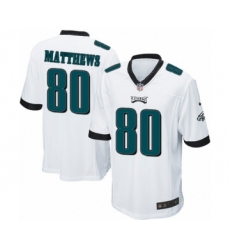 Men's Nike Philadelphia Eagles #80 Jordan Matthews Game White NFL Jersey