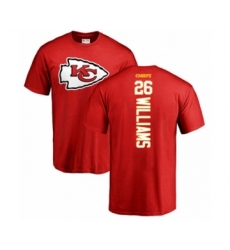 NFL Nike Kansas City Chiefs #26 Damien Williams Red Backer T-Shirt