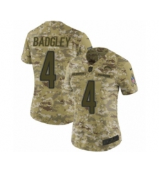 Women's Nike Los Angeles Chargers #4 Michael Badgley Limited Camo 2018 Salute to Service NFL Jersey