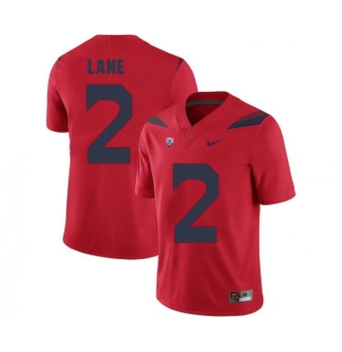 Arizona Wildcats 2 K'Hari Lane Red College Football Jersey