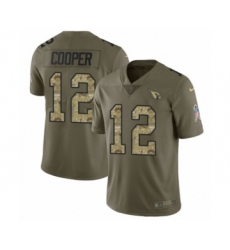 Men's Nike Arizona Cardinals #12 Pharoh Cooper Limited Olive Camo 2017 Salute to Service NFL Jersey