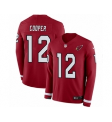 Men's Nike Arizona Cardinals #12 Pharoh Cooper Limited Red Therma Long Sleeve NFL Jersey
