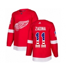 Men's Adidas Anaheim Ducks #2 Luke Schenn Authentic Black 1917-2017 100th Anniversary NHL Jerseyen's Adidas Detroit Red Wings #11 Filip Zadina Authentic Re