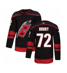 Men's Adidas Carolina Hurricanes #72 Jack Drury Premier Black Alternate NHL Jersey