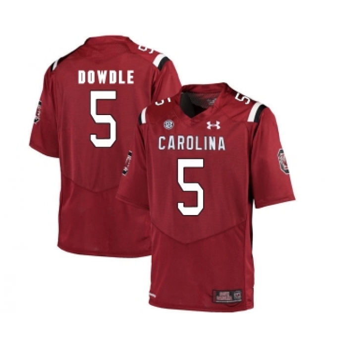 South Carolina Gamecocks 5 Rico Dowdle Red College Football Jersey