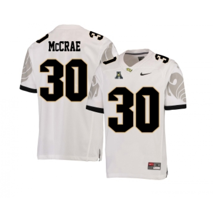 UCF Knights 30 Greg McCrae White College Football Jersey