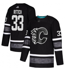 Men's Adidas Calgary Flames #33 David Rittich Black 2019 All-Star Game Parley Authentic Stitched NHL Jersey