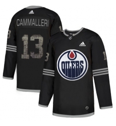 Men's Adidas Edmonton Oilers #13 Michael Cammalleri Black Authentic Classic Stitched NHL Jersey