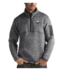 Men's Buffalo Sabres Antigua Fortune Quarter-Zip Pullover Jacket Black