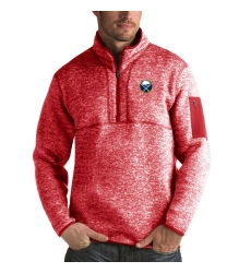Men's Buffalo Sabres Antigua Fortune Quarter-Zip Pullover Jacket Red