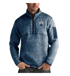 Men's Edmonton Oilers Antigua Fortune Quarter-Zip Pullover Jacket Royal
