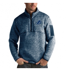 Men's Tampa Bay Lightning Antigua Fortune Quarter-Zip Pullover Jacket Royal
