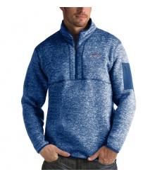 Men's Washington Capitals Antigua Fortune Quarter-Zip Pullover Jacket Blue