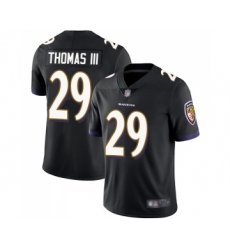 Youth Baltimore Ravens #29 Earl Thomas III Black Alternate Vapor Untouchable Limited Player Football Jersey