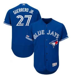 Toronto Blue Jays #27 Vladimir Guerrero Jr.Majestic Alternate Flex Base Authentic Collection Player Jersey - Royal