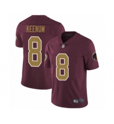 Youth Washington Redskins #8 Case Keenum Burgundy Red Gold Number Alternate 80TH Anniversary Vapor Untouchable Limited Player Football Jersey