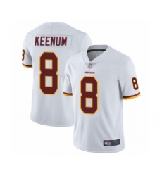 Youth Washington Redskins #8 Case Keenum White Vapor Untouchable Limited Player Football Jersey
