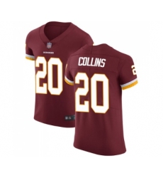 Men's Washington Redskins #20 Landon Collins Burgundy Red Team Color Vapor Untouchable Elite Player Football Jersey