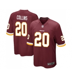 Men's Washington Redskins #20 Landon Collins Game Burgundy Red Team Color Football Jersey