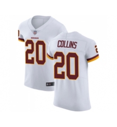 Men's Washington Redskins #20 Landon Collins White Vapor Untouchable Elite Player Football Jersey