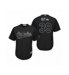 Women's Baltimore Orioles #39 Renato Nunez Rey Black 2019 Players Weekend Replica Jersey