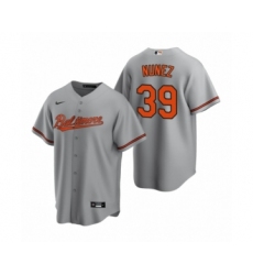 Youth Baltimore Orioles #39 Renato Nunez Nike Gray Replica Road Jersey