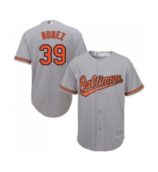 Youth Baltimore Orioles #39 Renato Nunez Replica Grey Road Cool Base Baseball Jersey