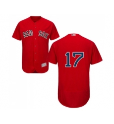 Men's Boston Red Sox #17 Nathan Eovaldi Red Alternate Flex Base Authentic Collection Baseball Jersey