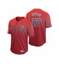 Men's Boston Red Sox #17 Nathan Eovaldi Red Fade Nike Jersey