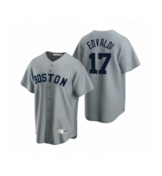 Youth Boston Red Sox #17 Nathan Eovaldi Nike Gray Cooperstown Collection Road Jersey