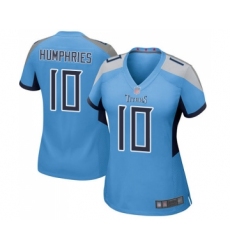 Women's Tennessee Titans #10 Adam Humphries Game Light Blue Alternate Football Jersey