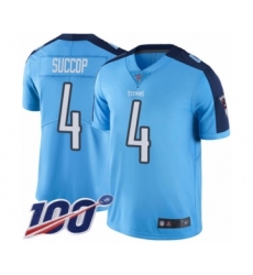 Youth Tennessee Titans #10 Adam Humphries Limited Light Blue Rush Vapor Untouchable 100th Season Football Jersey