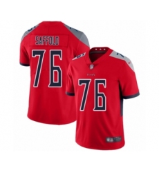 Youth Tennessee Titans #76 Rodger Saffold Limited Red Inverted Legend Football Jersey