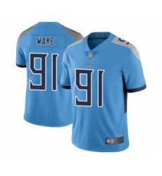 Youth Tennessee Titans #91 Cameron Wake Light Blue Alternate Vapor Untouchable Limited Player Football Jersey