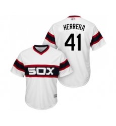Youth Chicago White Sox #41 Kelvin Herrera Replica White 2013 Alternate Home Cool Base Baseball Jersey
