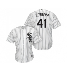 Youth Chicago White Sox #41 Kelvin Herrera Replica White Home Cool Base Baseball Jersey