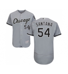 Men's Chicago White Sox #54 Ervin Santana Grey Road Flex Base Authentic Collection Baseball Jersey