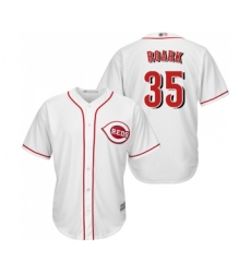 Men's Cincinnati Reds #35 Tanner Roark Replica White Home Cool Base Baseball Jersey