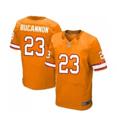 Men's Tampa Bay Buccaneers #23 Deone Bucannon Elite Orange Glaze Alternate Football Jersey